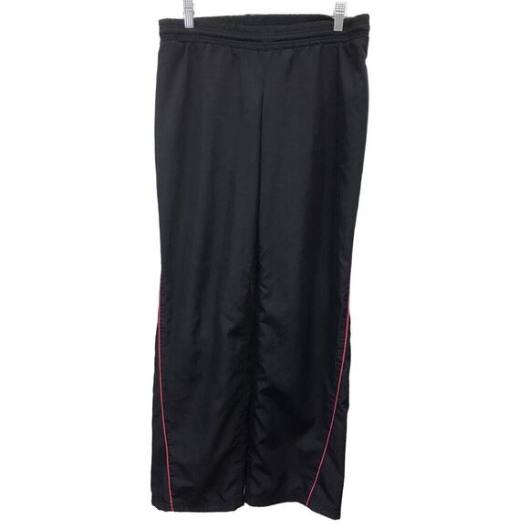 The Athletic Dept Pants Womens Small 4 6 Activewear Black Red Lined - Picture 1 of 9